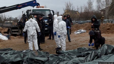 В Киевской области обнаружены тела 900 человек, убитых российскими военными – полиция Украины