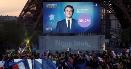 Еммануель Макрон перемагає на виборах президента Франції
