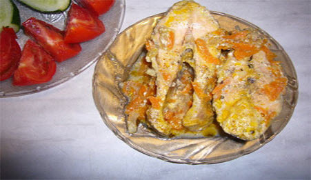 Бабусині страви: "Риба в сметанному соусі в мультиварці"