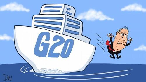 Лавров сбежал с G20