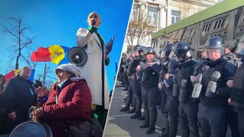 В Молдове раскрыли группу организаторов беспорядков на протестах в Кишиневе