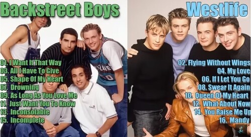 Backstreet Boys / Westlife Greatest Hits