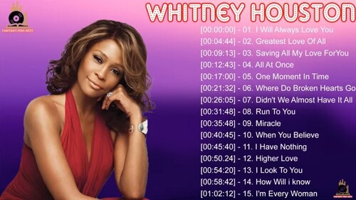 Whitney Houston Greatest Hits Full Album 2023 