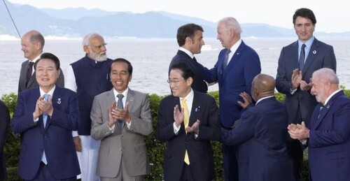 Лідери G7 та Глобального Півдня по-різному поставилися до появи Зеленського в Японії