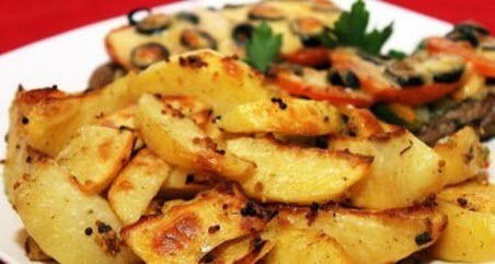 Бабусині страви: "Картопляні скибочки з гірчицею"