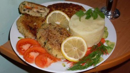 Бабусині страви: "Пісні рибні зрази з грибами та морквою"