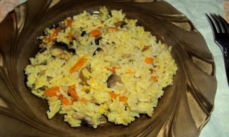 Бабусині страви: "Рис з печерицями"