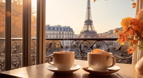 Autumn Coffee in Paris 