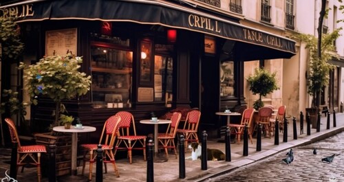 Paris Cafe Ambience with French Music for a Good Mood