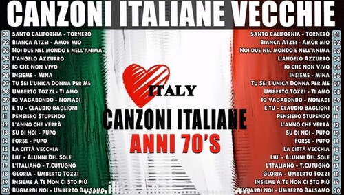 Le più belle canzoni italiane anni 70