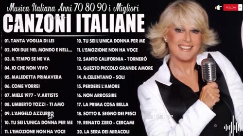 Le migliori canzoni italiane degli anni 70 80 90 