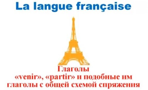Уроки французского #38: Глаголы " venir", " partir " и подобные им глаголы в настоящем времени
