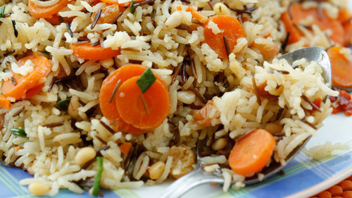 Бабусині страви: "Дикий рис з морквою та цибулею"