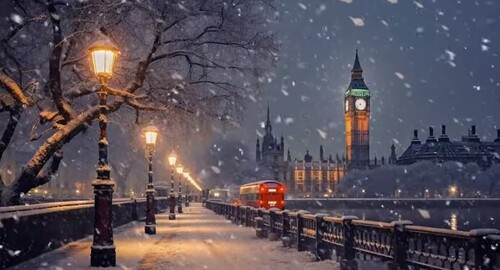 Winter London Night Jazz